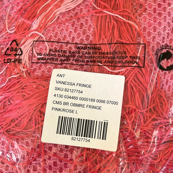 Anthropologie Let Me Be Tiered Ombre Fringe Dress NWT - Picture 9 of 14